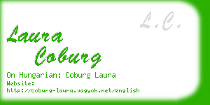 laura coburg business card